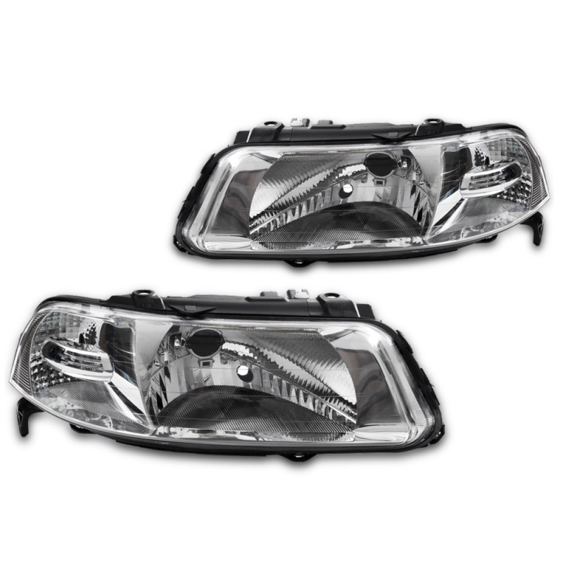 0160224 Farol Original Gol Parati Saveiro G3 2000 A 2005 Lado Direito Foco Simples Cromado