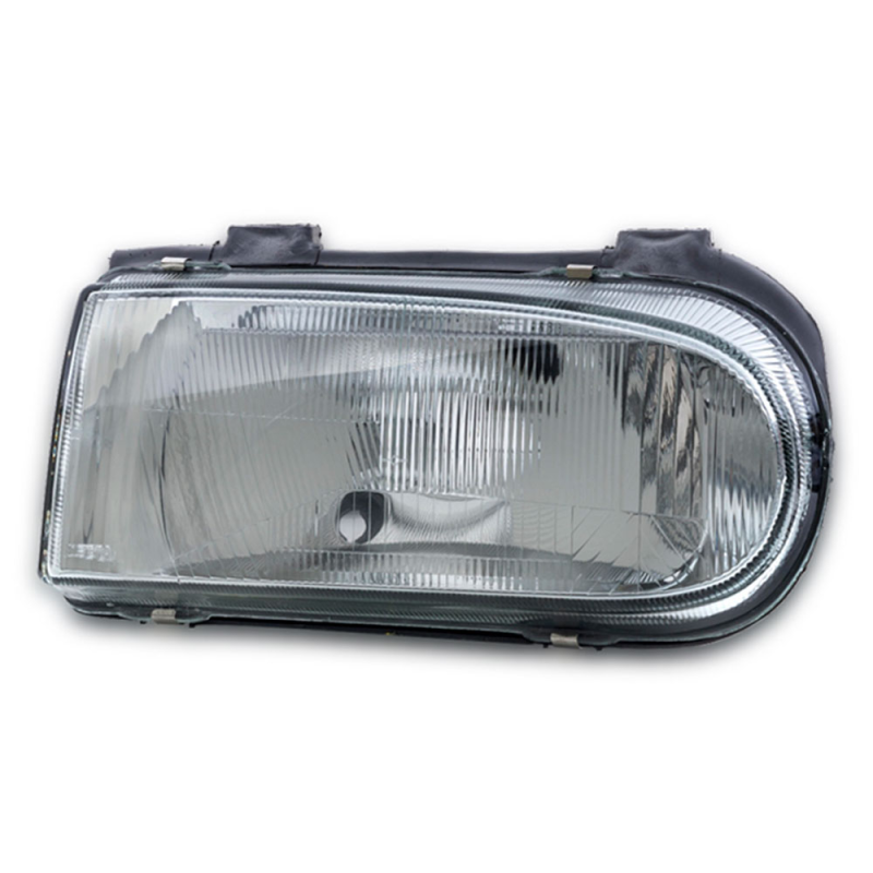 0160181 Farol Original Gol Parati Saveiro G2 Bola 1995 A 1999 Foco Lado Esquerdo Foco Simples Cromado