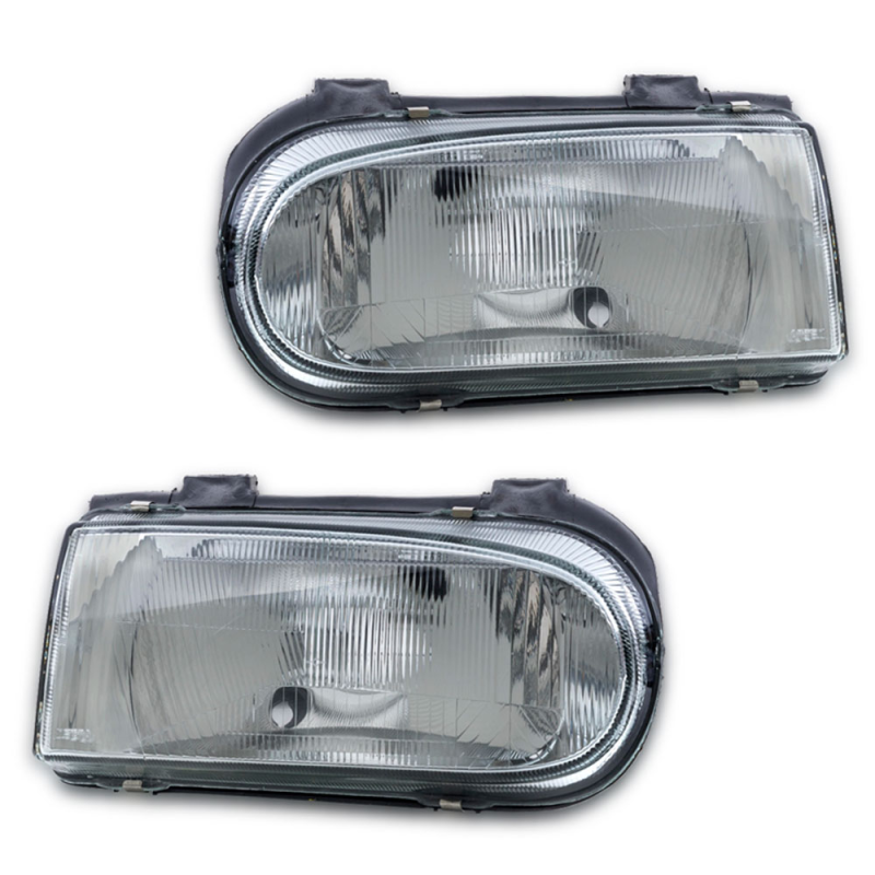 0160182 Farol Original Gol Parati Saveiro G2 Bola 1995 A 1999 Lado Direito Foco Simples Cromado