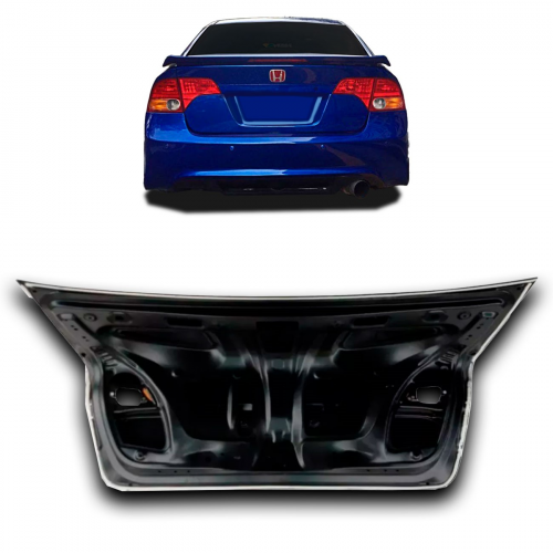 Tampa Traseira Do Porta Mala Civic 2007 A 2011 Para Pintura (r28769)