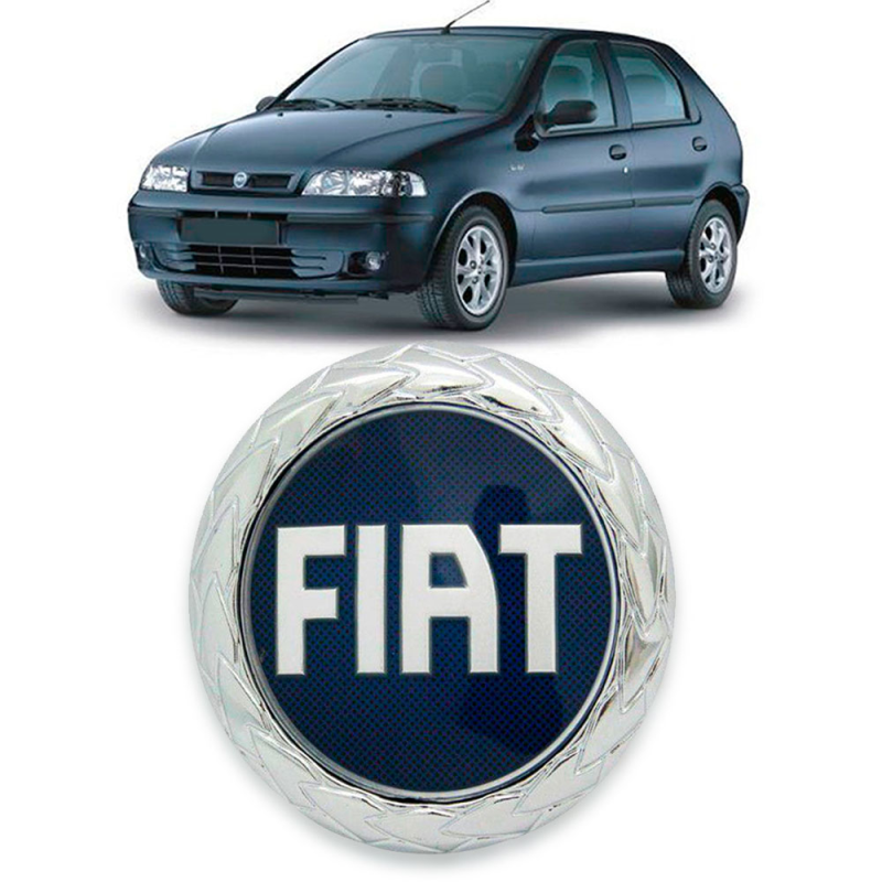 Emblema Fiat Da Grade Palio Fire 2001 A 2006 Azul (r29138) Emblema Fiat Da Grade Palio Fire 2001 A 2006 Azul (r29138)