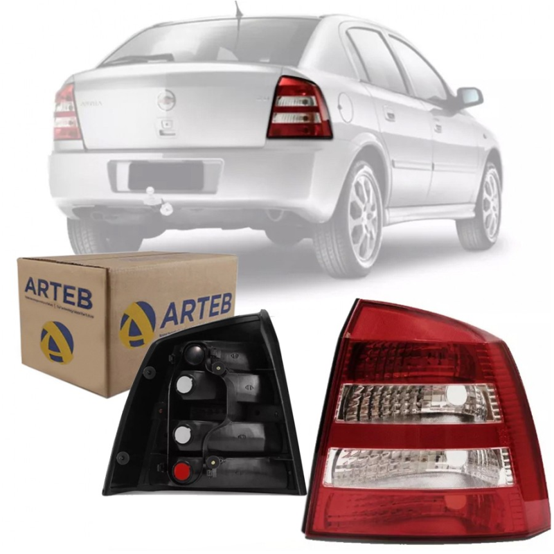 Lanterna Traseira Original Astra Hatch 2003 A 2012 Lado Direito Cristal