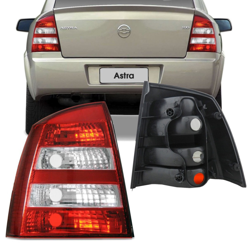 0460267 Lanterna Traseira Original Astra Hatch 2003 A 2012 Lado Esquerdo Cristal