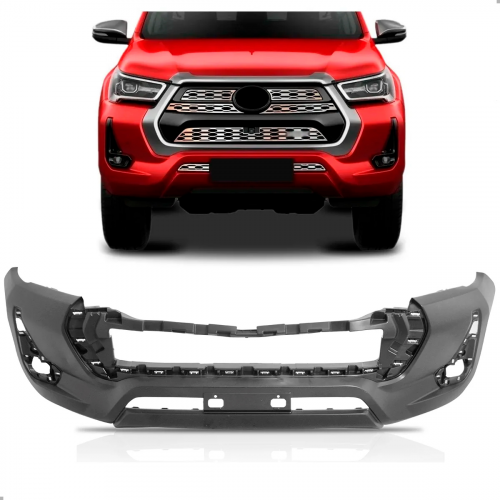 Parachoque Dianteiro Hilux Srv 2021 A 2024 Cabine Dupla Para Pintura (r31173)(c62229)