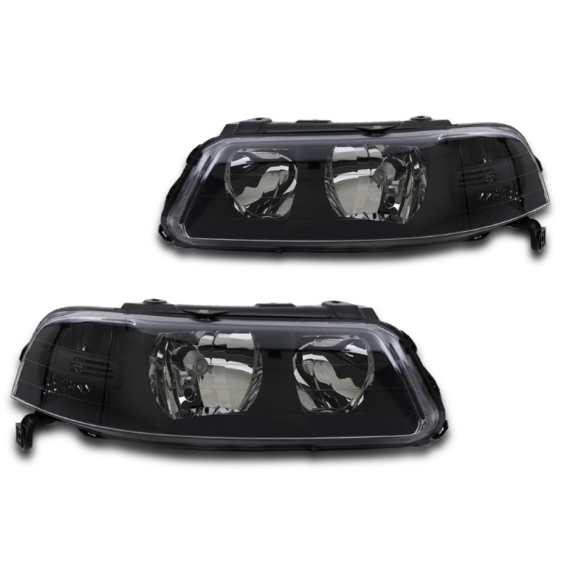 0160266 Farol Original Gol Parati Saveiro G3 2000 A 2005 Lado Direito Foco Duplo Mascara Negra