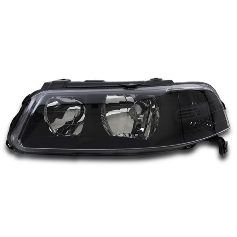 0160266 Farol Original Gol Parati Saveiro G3 2000 A 2005 Lado Direito Foco Duplo Mascara Negra
