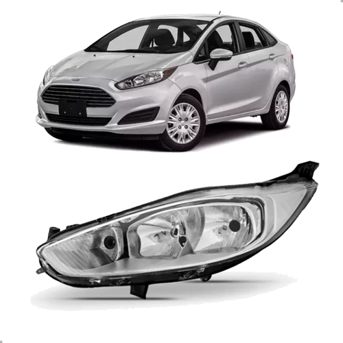 Farol Original New Fiesta Sedan 2013 A 2020 Lado Esquerdo Cromado