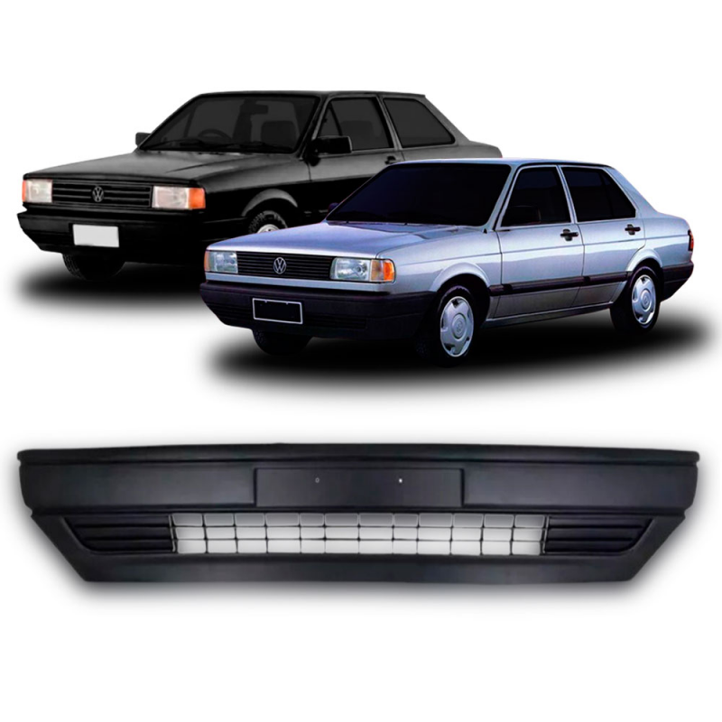 Parachoque Dianteiro Gol Parati Saveiro Voyage 1987 A 1994 Preto Texturizado(c60635)
