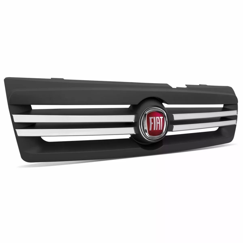 Emblema Fiat Da Grade Palio 2004 A 2008 Azul