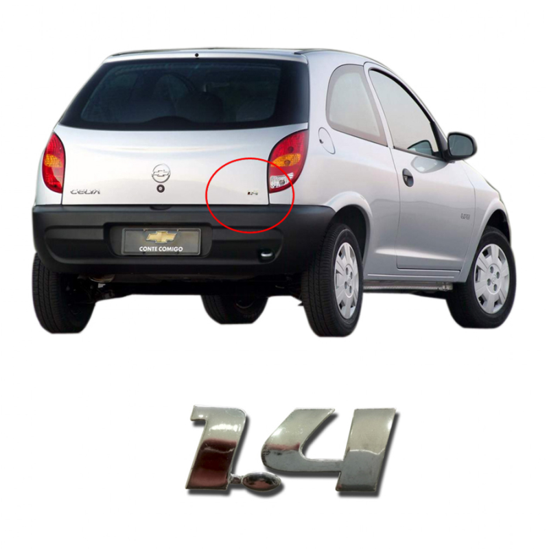 Emblema 1.4 Da Tampa Do Porta-malas Corsa 1998 A 2000