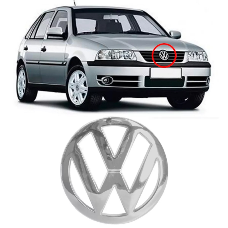 Emblema Vw Grade Gol G3 Fase 1/2 2000 A 2005