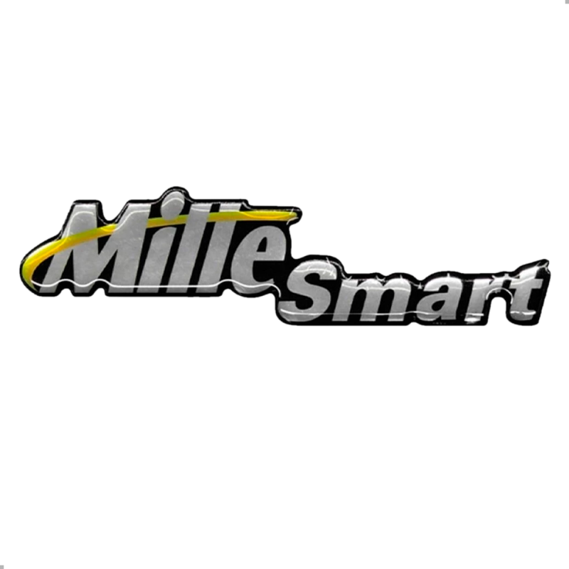 Emblema Mille Smart Tampa Mala Uno 00 01 2002 2003 Resinado