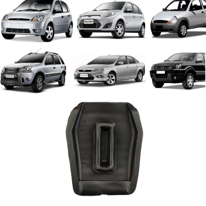 Capa Pedal Embreagem/freio Ka 97/14 Escort 93/ Courier / Fiesta 00/02