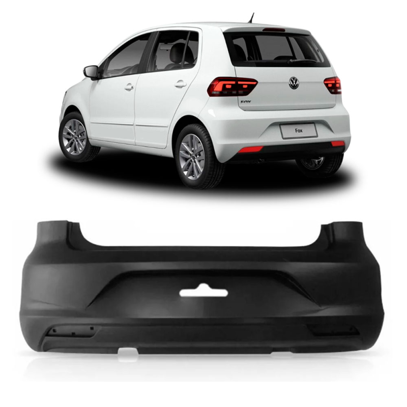 Parachoque Traseiro Fox 2015 A 2022 Para Pintura (r24939)