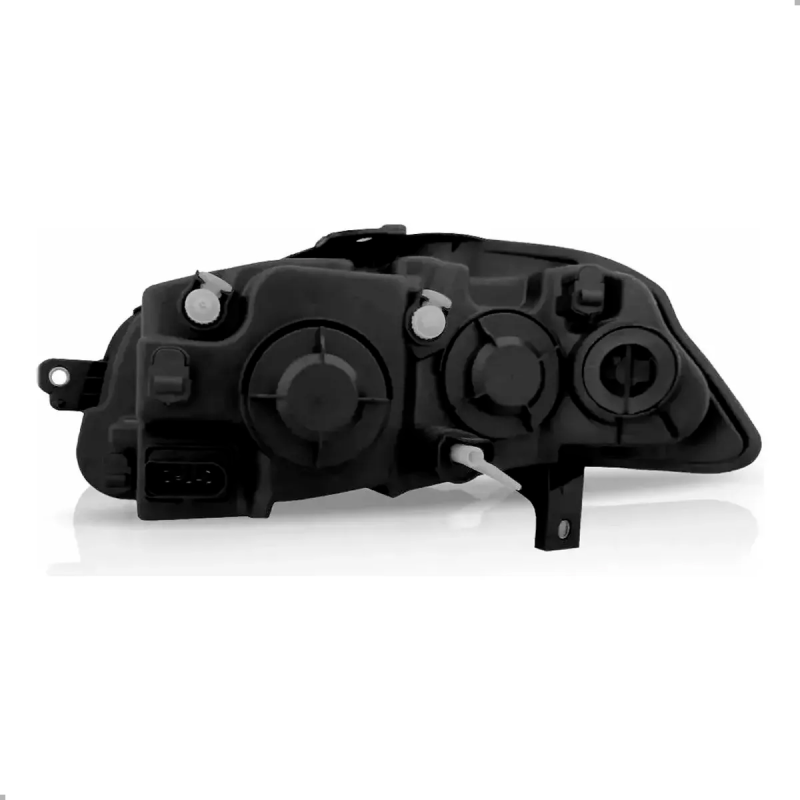 0160994 Farol Original Palio Weekend Strada Adventure 2016 A 2018 Lado Direito Masc Negra Aro Cromado Lampada H1
