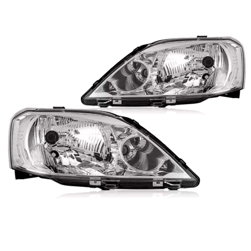 Farol Logan 2011 A 2013 Lado Direito Cromado (r21856)(c39168)