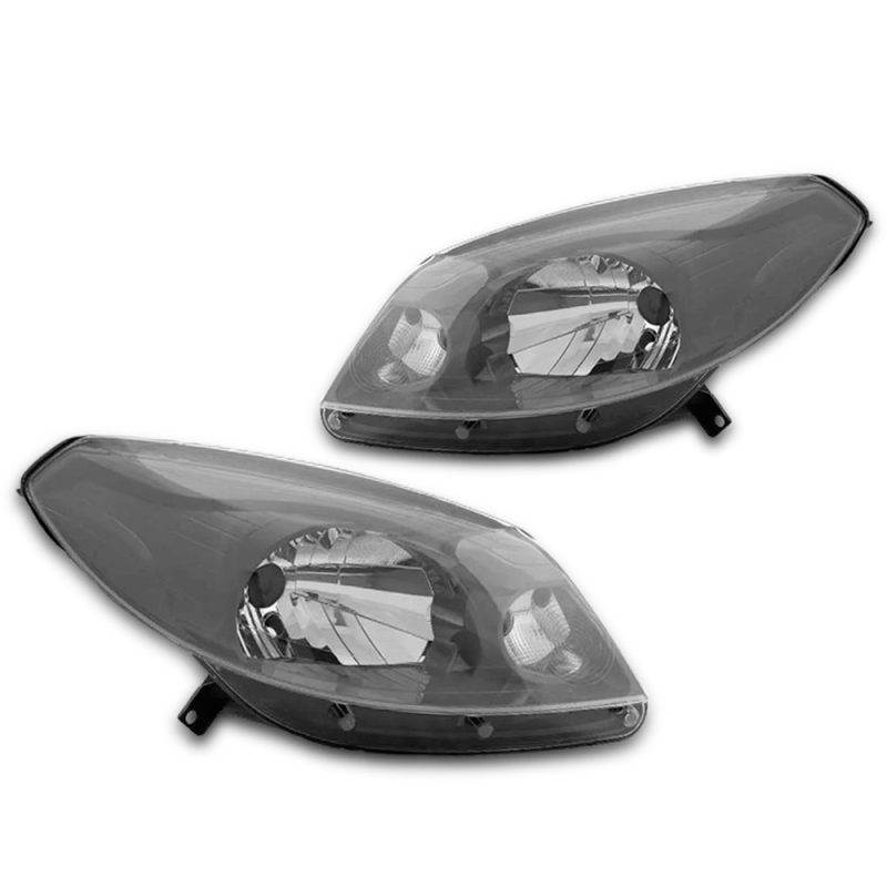 Farol Sandero 2012 A 2014 Lado Direito Masc Cinza (r25572)