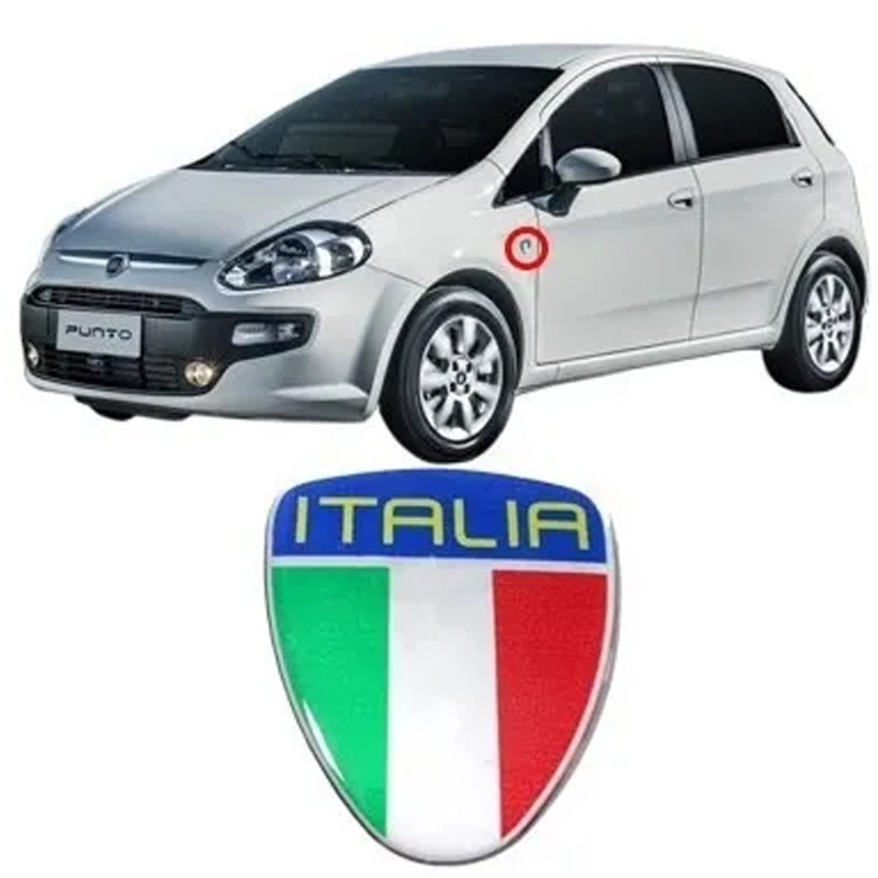 Emblema Paralama Escudo Itália Punto
