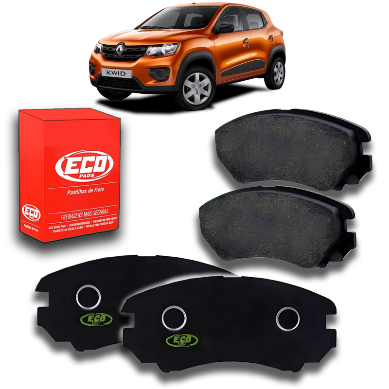 Pastilha Do Freio Dianteiro Kwid 2020 A 2021 Disco Ventilado