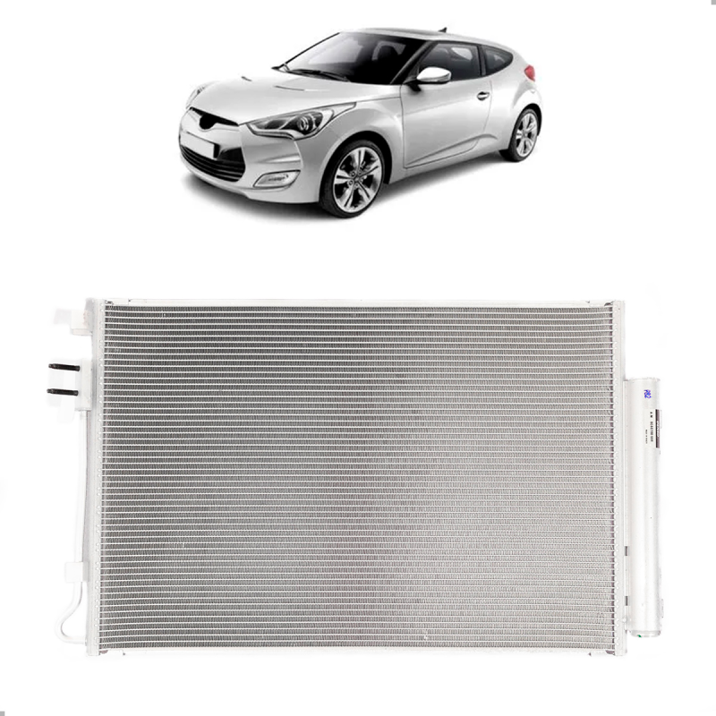 Condensador De Ar Hyundai Hb20 Hb20s Hb20x 2012 A 2019 1.6 16v Veloster 2012 A 2013 1.6 16v