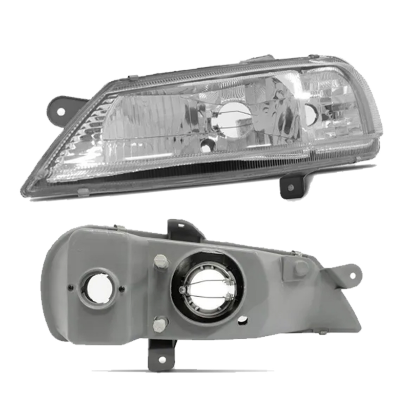 0160391 Farol Original Celta 2000 A 2006 Lado Esquerdo Cromado