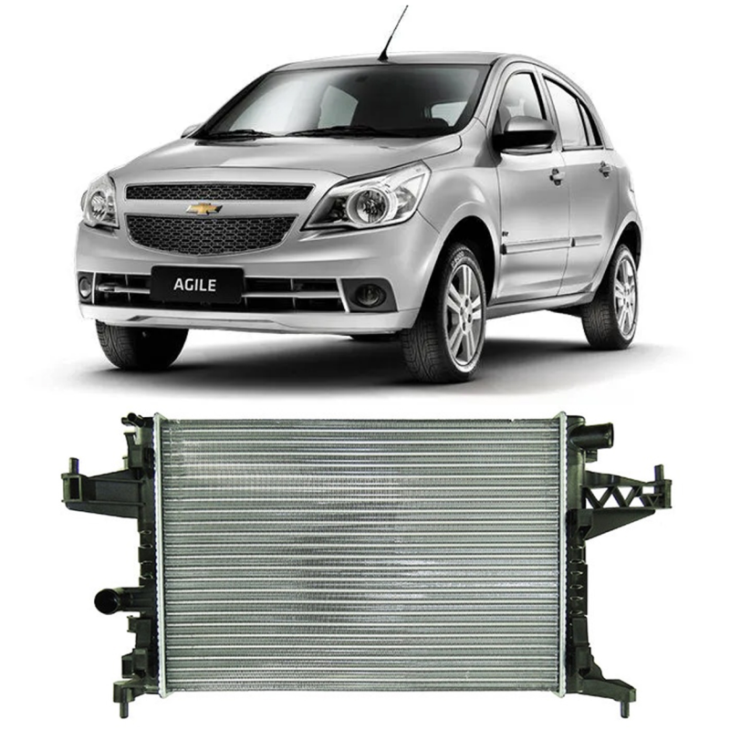 Radiador Agile 2009 A 2014 1.4 Manual