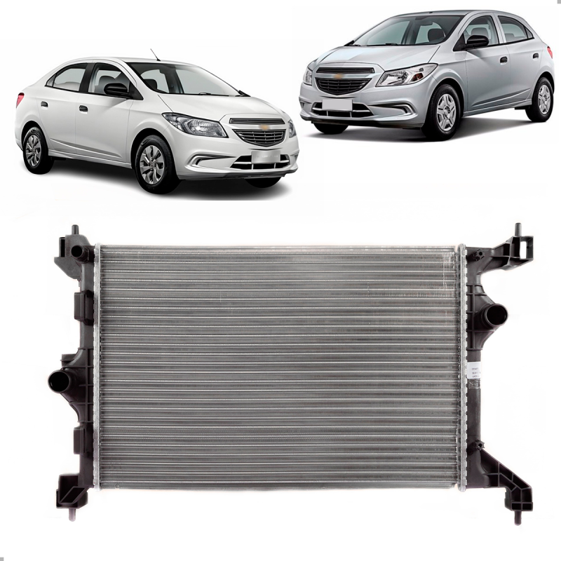 Radiador Original Cobalt Spin 1.4 2012 A 2017 Onix Prisma 1.0 1.4 2012 A 2019 Manual Com/sem Ar Condicionado
