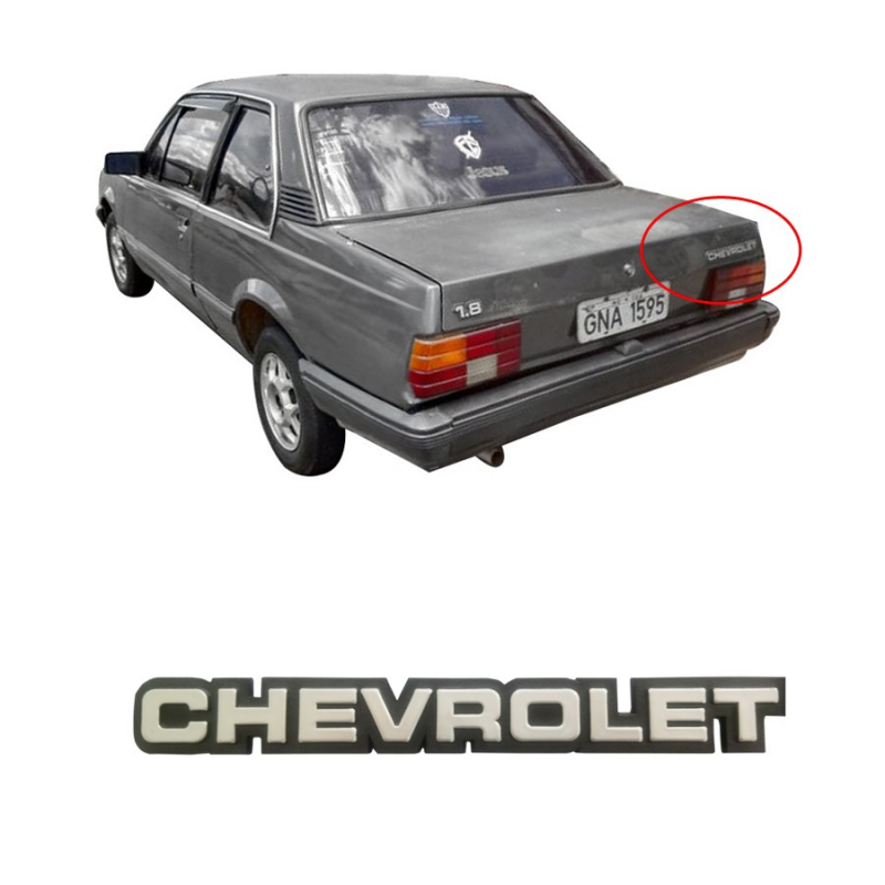 Emblema Chevrolet Da Tampa Do Porta-malas Monza 1988 1989 1990