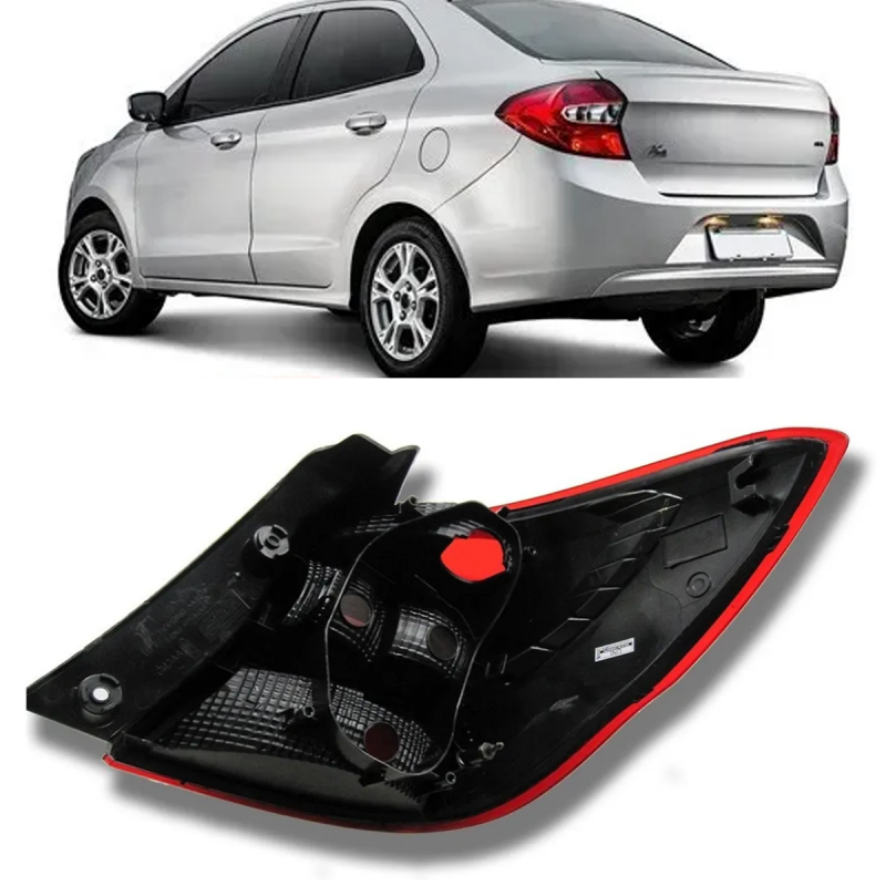 0410202 Lanterna Traseira Original Ka+ Sedan 2015 A 2018 Lado Direito Fume