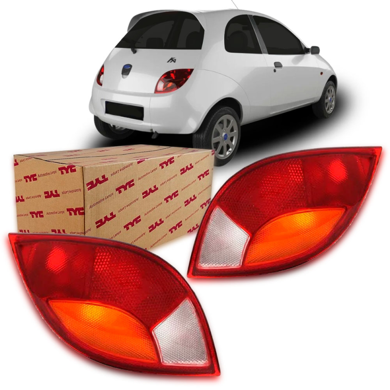 Lanterna Traseira Ka 1997 A 2000 Lado Direito Tricolor (17136)