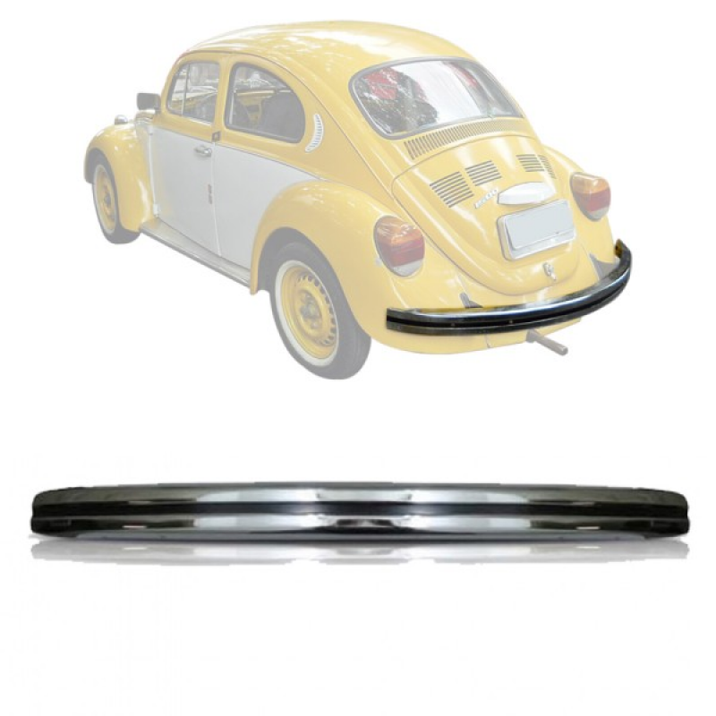 Parachoque Traseiro Fusca 1970 A 1986 Cromado Fino