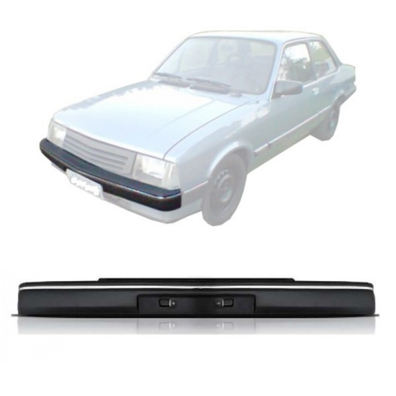 Parachoque Dianteiro Chevette 87 88 89 90 91 92 Preto