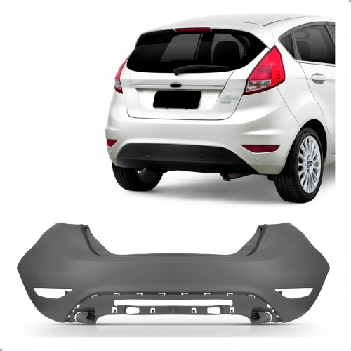 Parachoque Traseiro New Fiesta Hatch 14/(c58559)