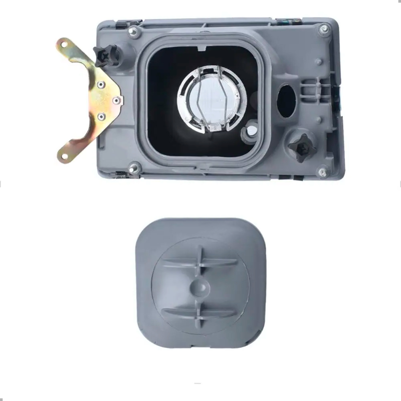 0060019 Farol Original Gol Saveiro 1987 1988 1990 Cromado Esquerdo (menor)