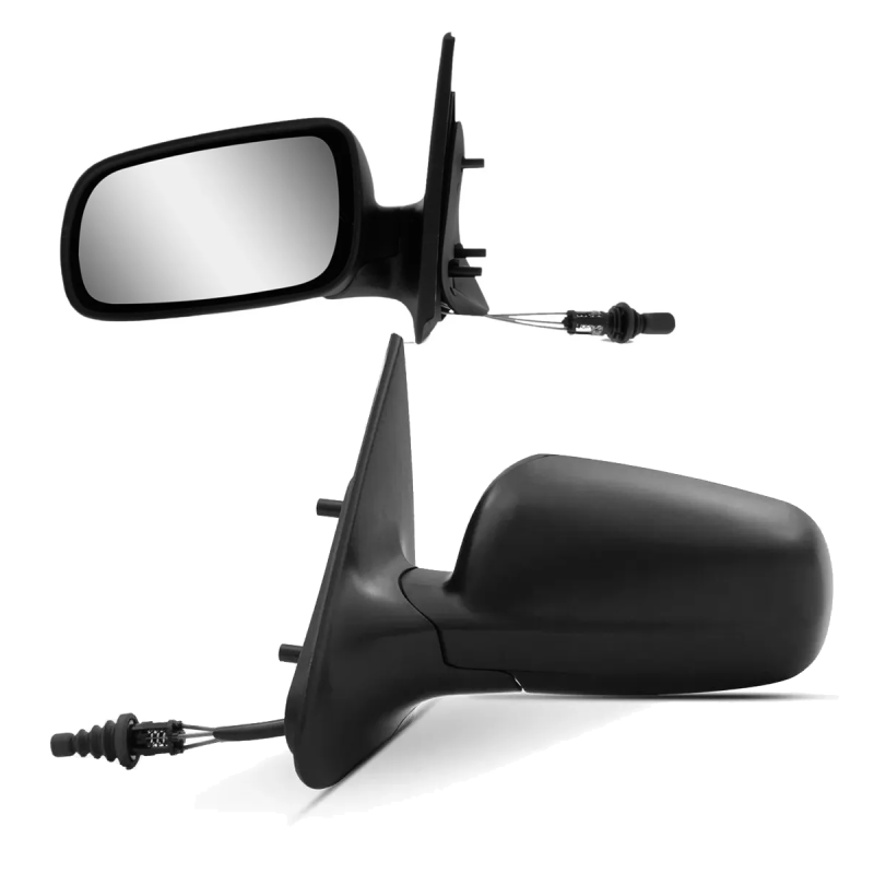 Retrovisor Gol Parati Saveiro G3 2000 A 2005 G4 2006 A 2014 4 Portas Lado Esquerdo Regulador Manual