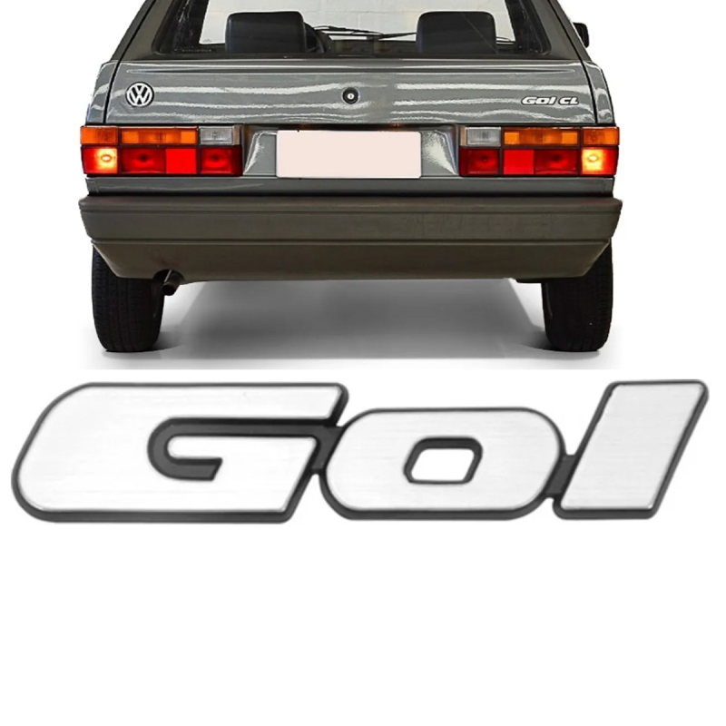 Emblema Da Tampa Do Porta Mala Palavra Gol Quadrado 1991 A 1996