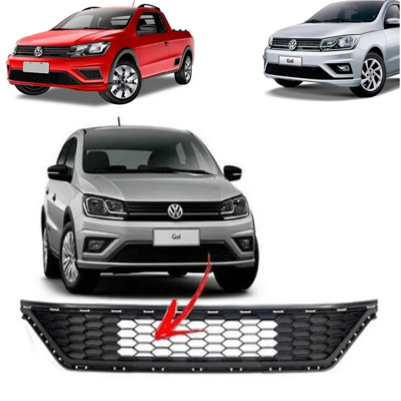 Grade Do Parachoque Saveiro Robust G7 2017 A 2022 Gol G8 2019 A 2022 Central