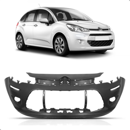 Parachoque Dianteiro Citroen C3 2013 A 2021 Para Pintura (c50134)