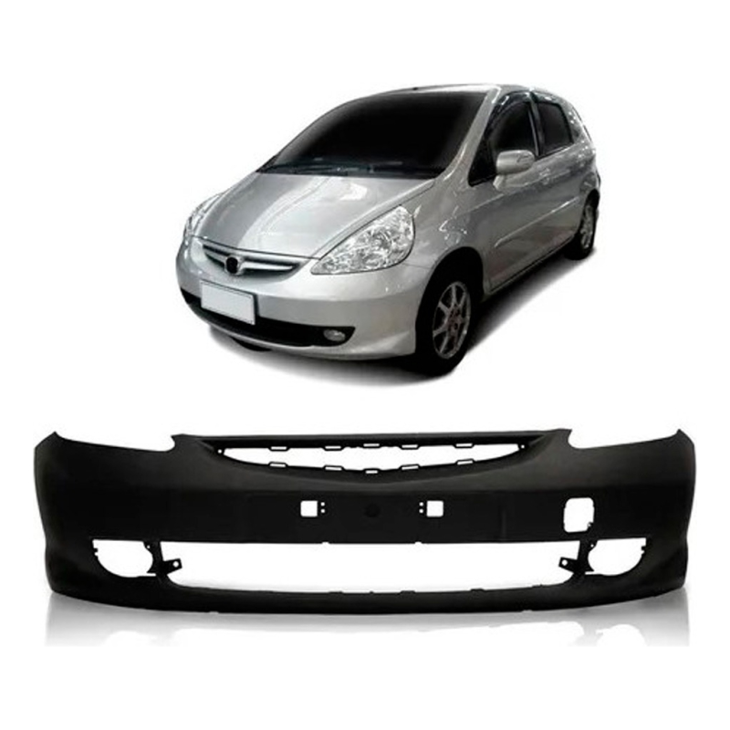 Parachoque Dianteiro Fit 2006 A 2008 Para Pintura Com Furo (r26456)