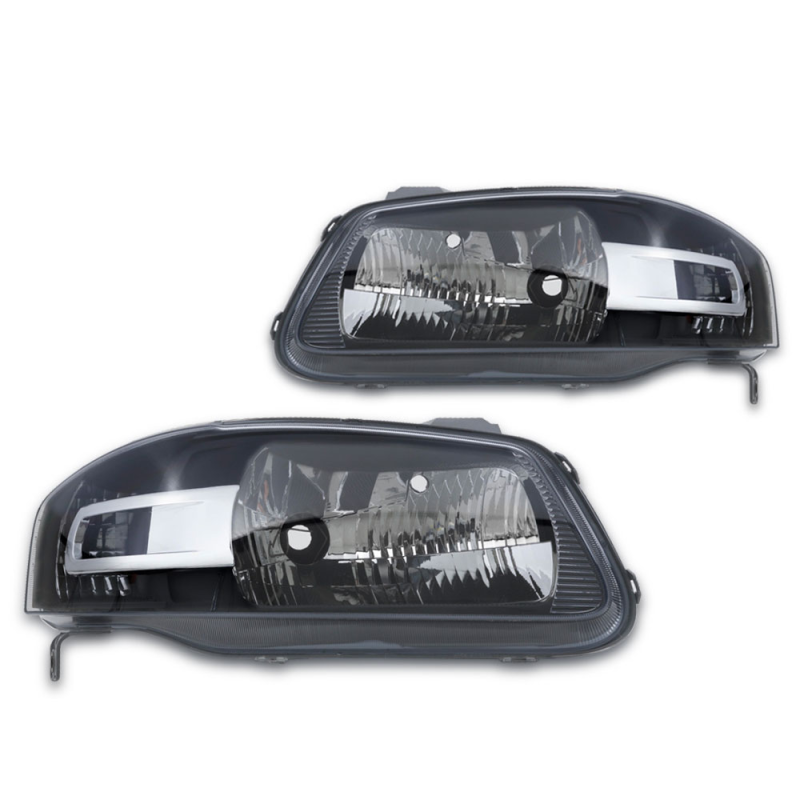 0160701 Farol Original Gol Parati Saveiro Giv G4 2006 A 2014 Lado Esquerdo Mascara Negra
