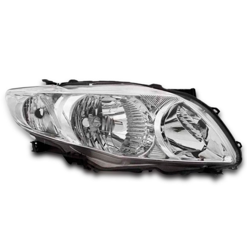 Farol Corolla 2009 A 2011 Lado Direito Cromado (r15046)(c29159)