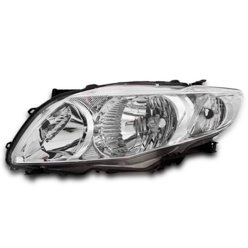 Farol Corolla 2009 A 2011 Lado Direito Cromado (r15046)(c29159)