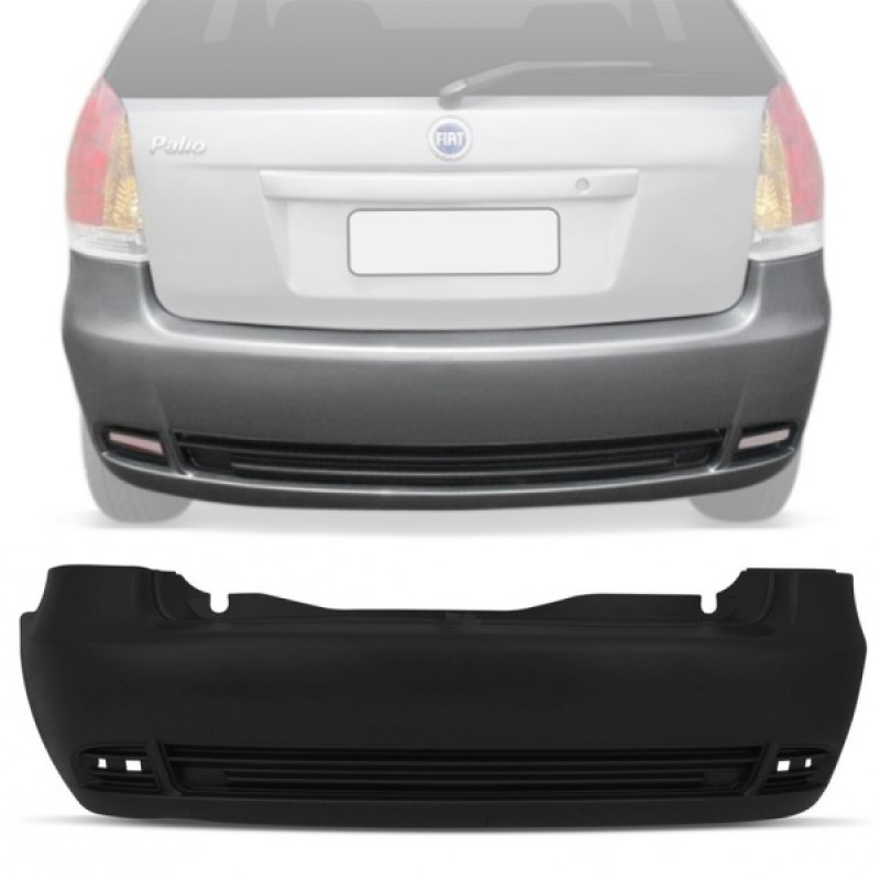Parachoque Traseiro Palio Celebration Economy 2004 A 2016 Para Pintura (c028513)