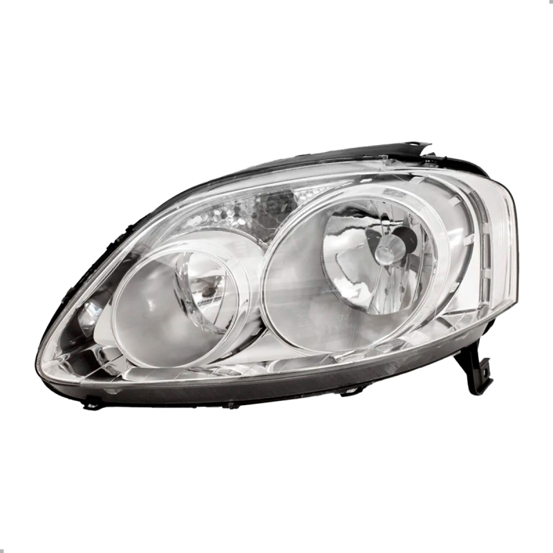 Farol Original Fox Crossfox Spacefox 2003 A 2009 Lado Esquerdo Foco Duplo Cromado