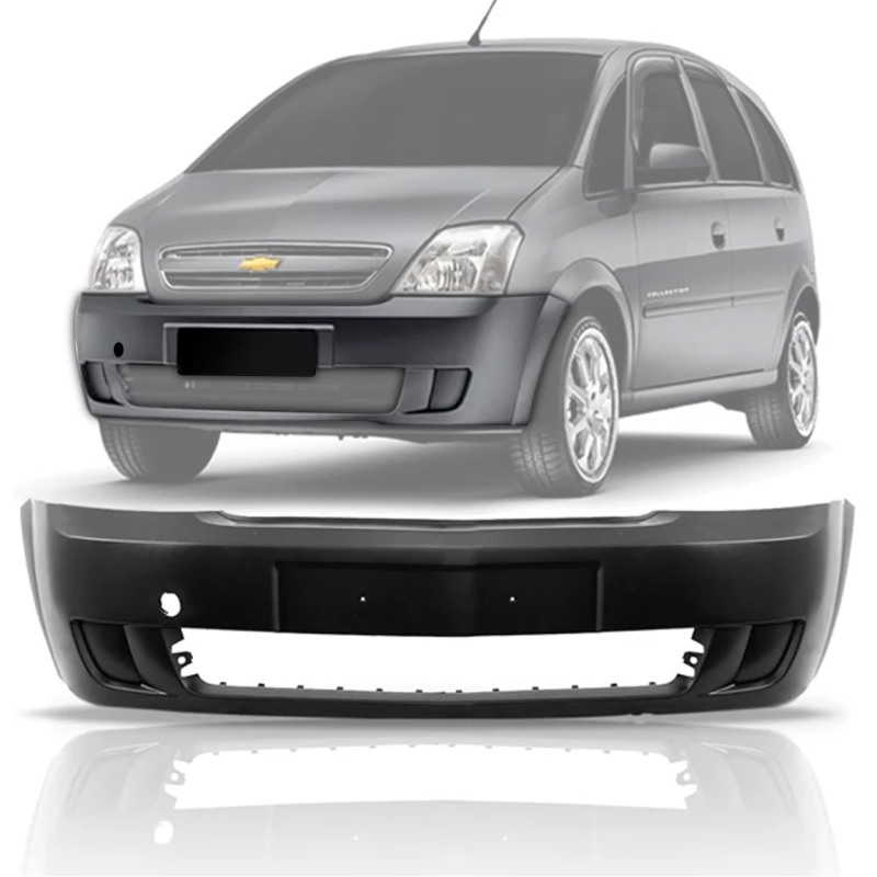 Parachoque Dianteiro Meriva 2003 A 2012 Para Pintura Sem Furo