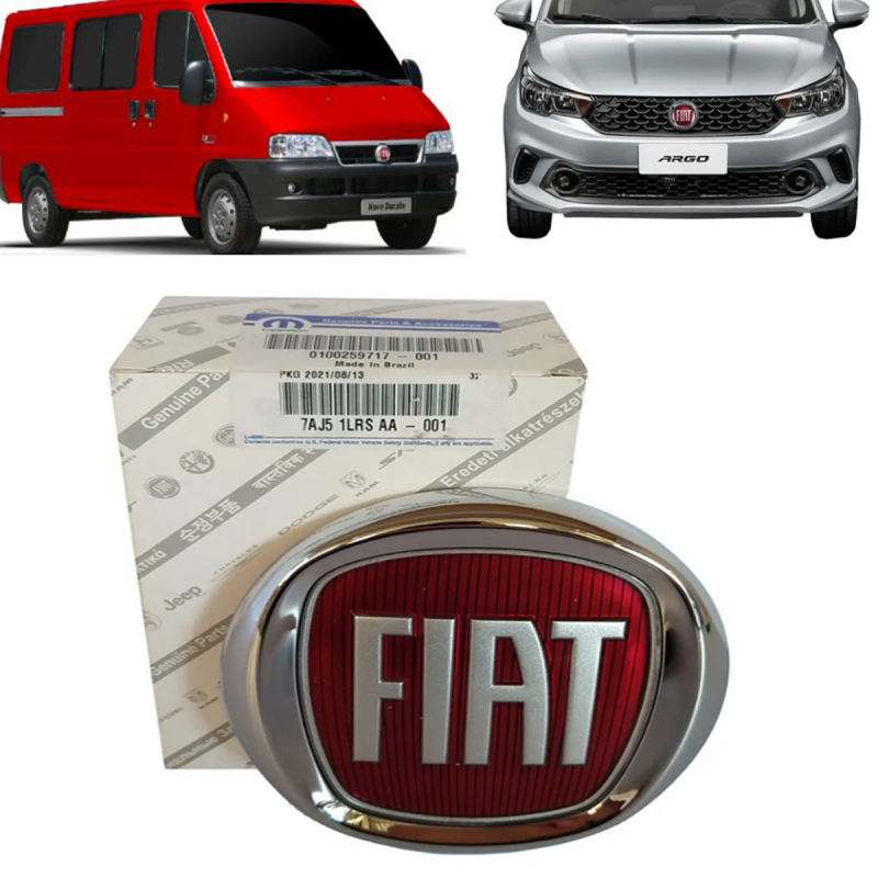 Emblema Fiat Da Grade Argo 2017 A 2020