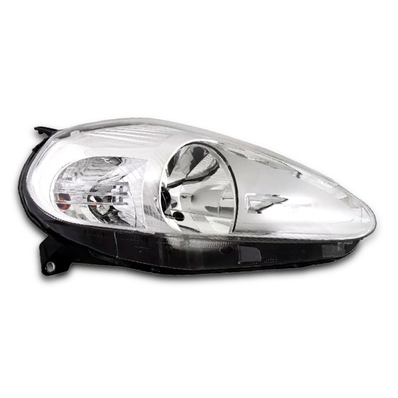 Farol Original Punto 2008 A 2012 Lado Direito Cromado