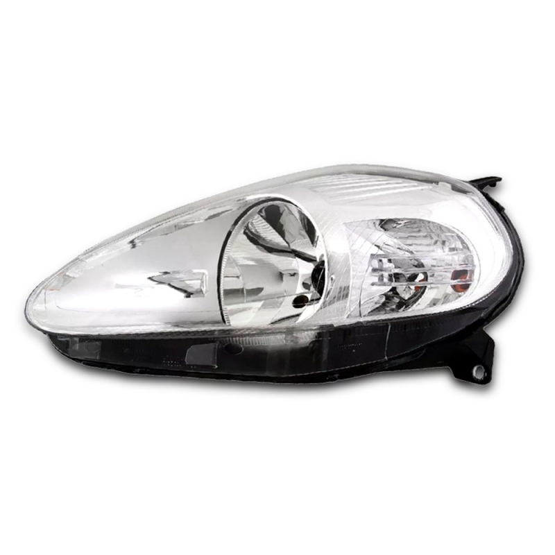 Farol Original Punto 2008 A 2012 Lado Direito Cromado