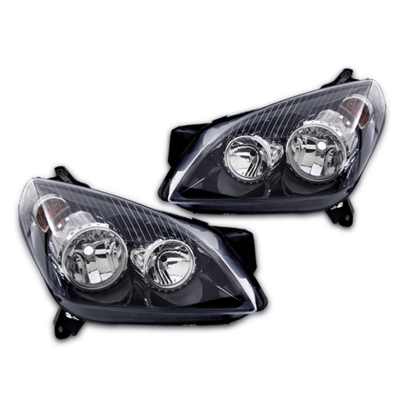 0160699 Farol Original Vectra Gt Gtx 2006 A 2008 Lado Esquerdo Mascara Negra