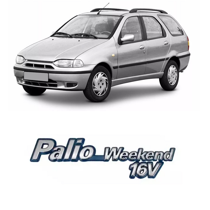EMBLEMA PALIO WEEKEND 16V PORTAMALAS 96 1997 1998 1999 2000